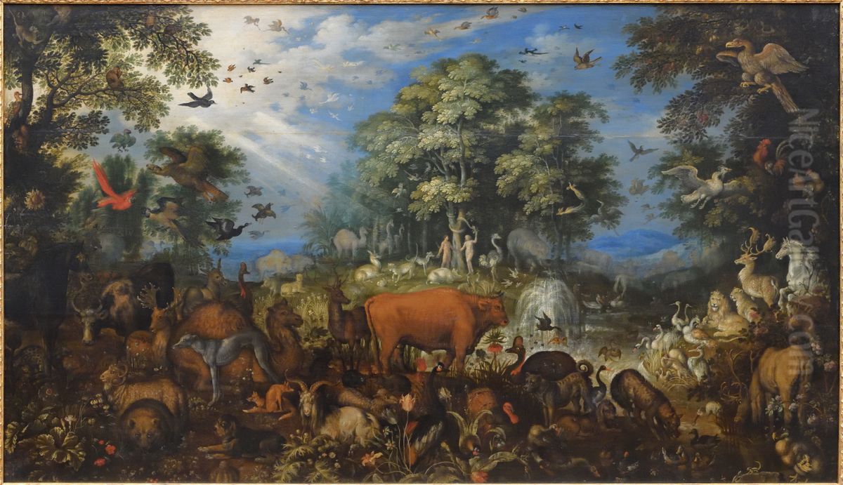 The paradise Oil Painting by Roelant Savery