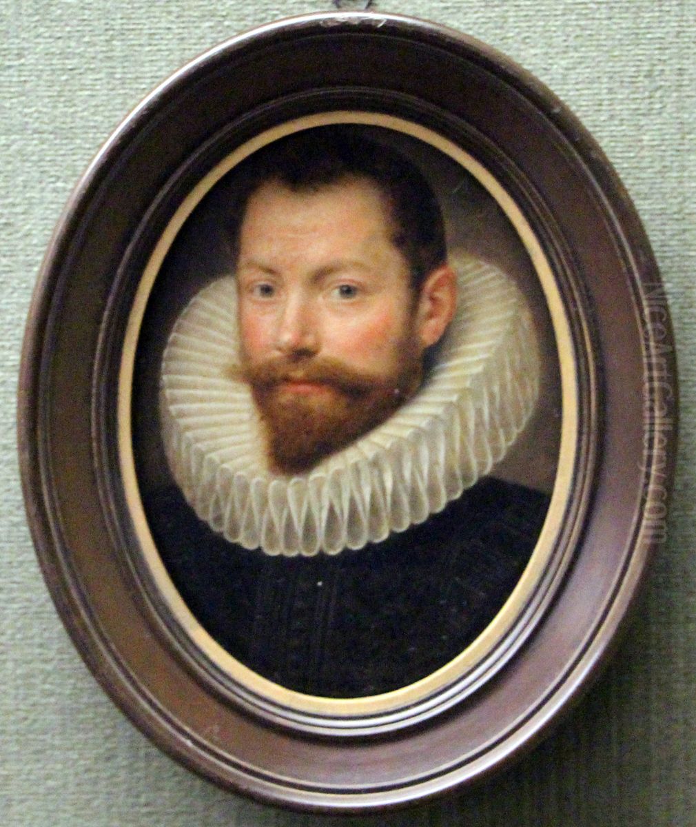 Portrait of young man Oil Painting by Michiel Jansz. van Mierevelt