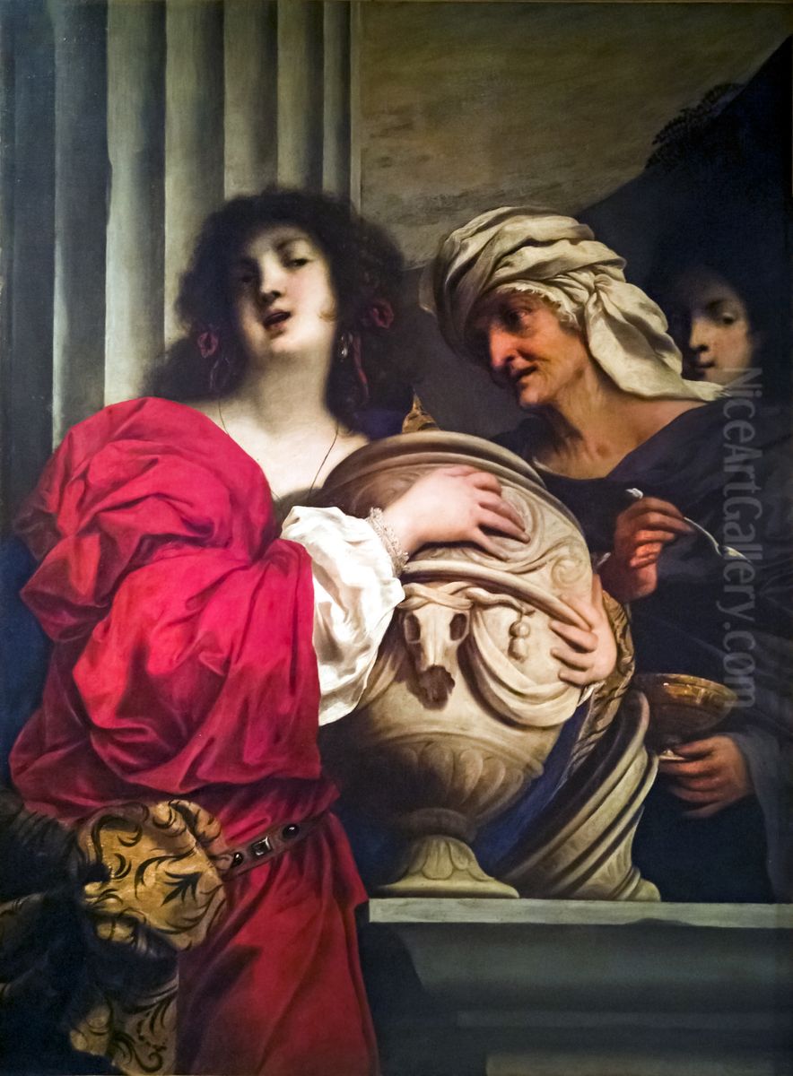 Pandora's box Oil Painting by Pietro della Vecchia