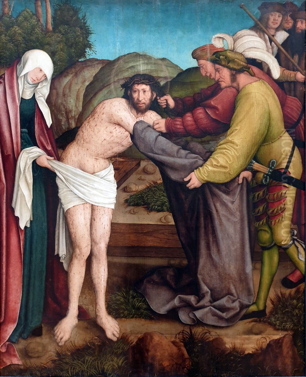 The disguise of Christ Oil Painting by Bernhard Strigel