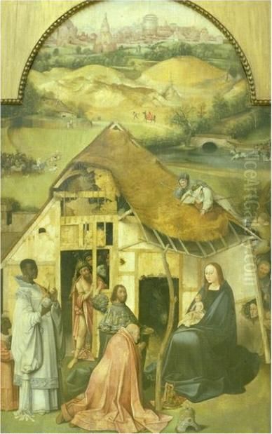 Adoration of the Magi Oil Painting by Hieronymous Bosch