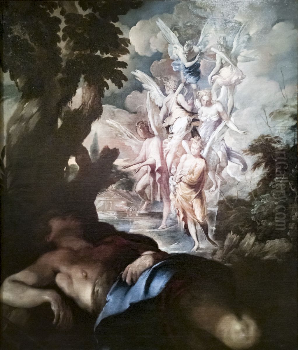 Jacob's dream Oil Painting by Francesco Maffei