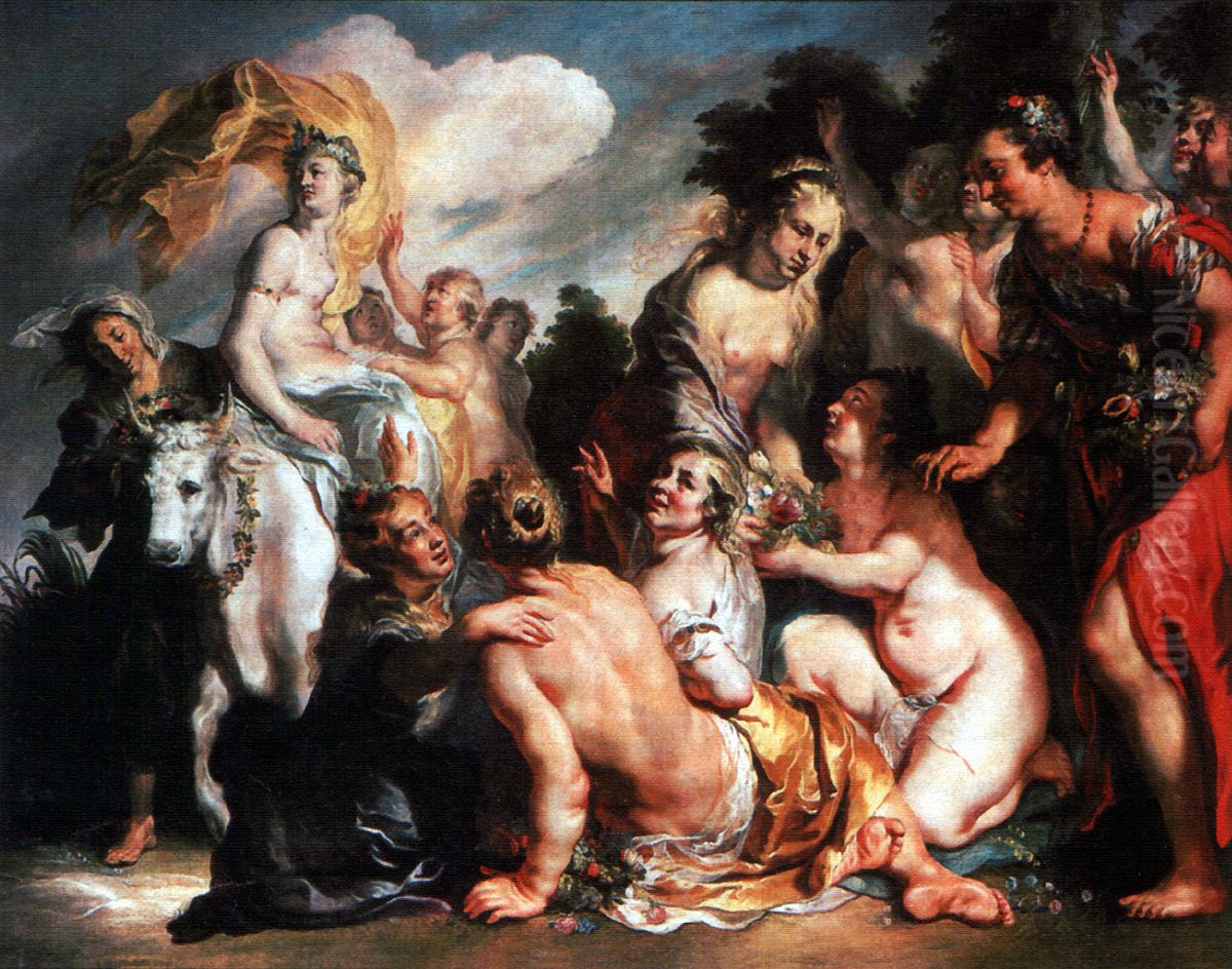 Abduction of Europa Oil Painting by Jacob Jordaens