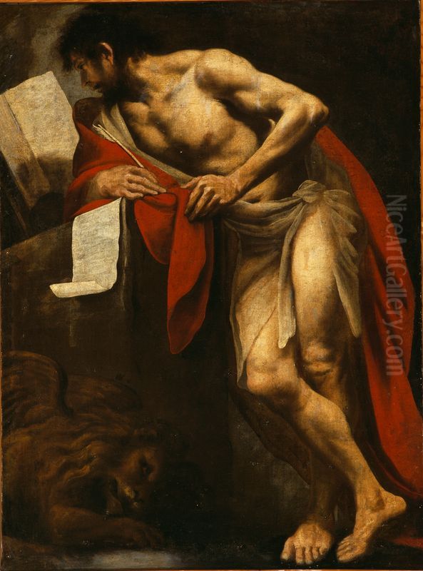 St Mark the Evangelist Oil Painting by Pietro della Vecchia
