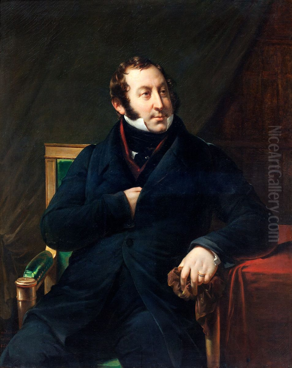 Portrait of Gioachino Rossini Oil Painting by Hortense Haudebourt-Lescot