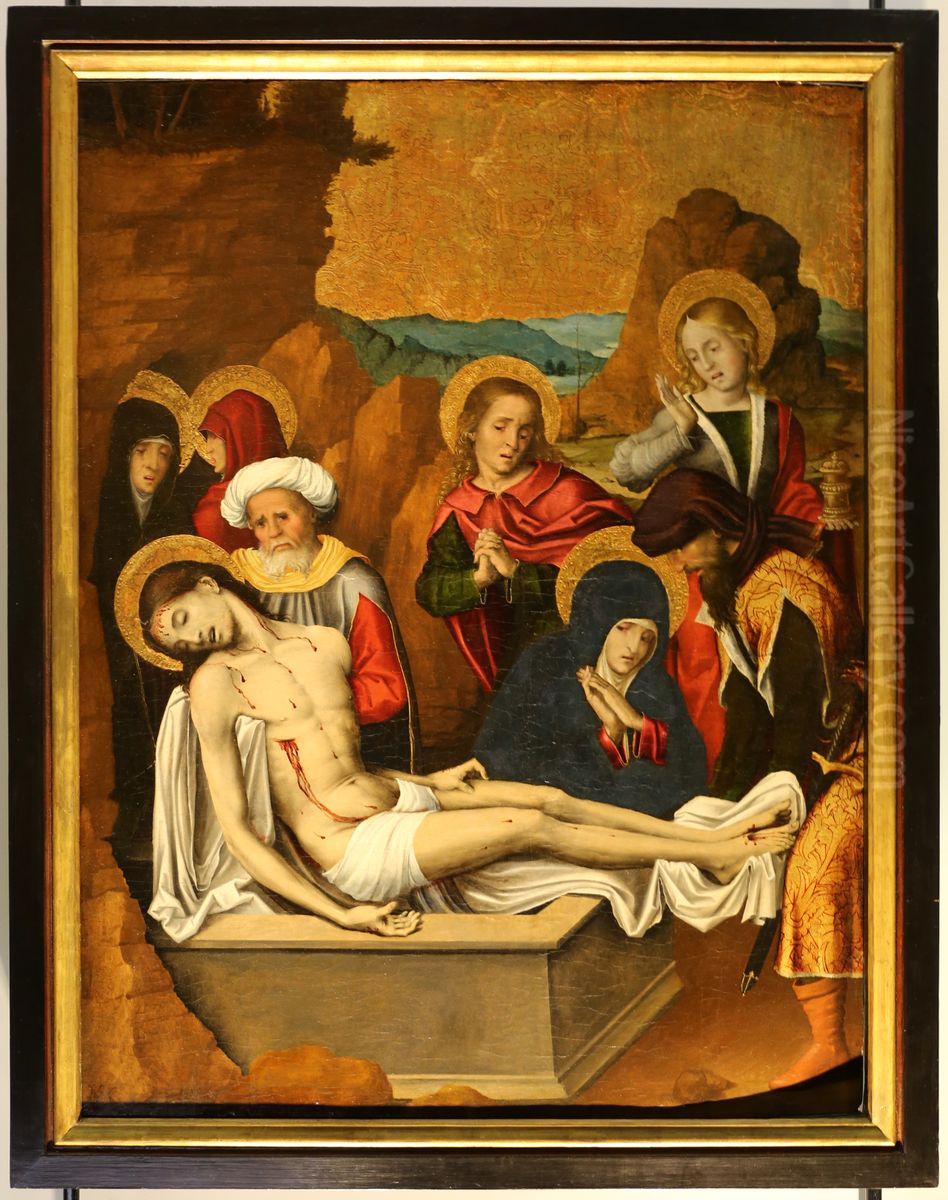 Deposizione di Gesu Oil Painting by Pietro Cavaro