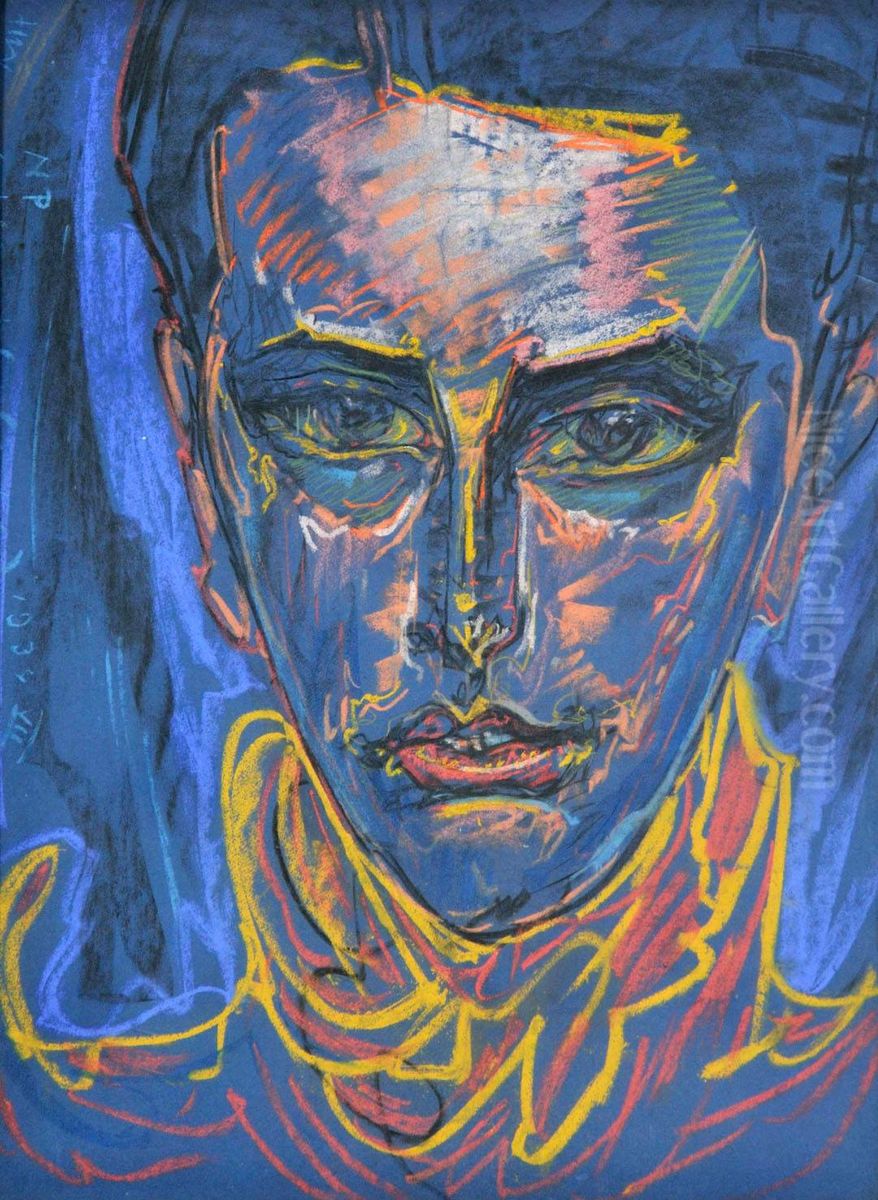 Portret Marii Gertnerowny-Bialynickiej-Birula Oil Painting by Stanislaw Ignacy Witkiewicz (Witkacy)