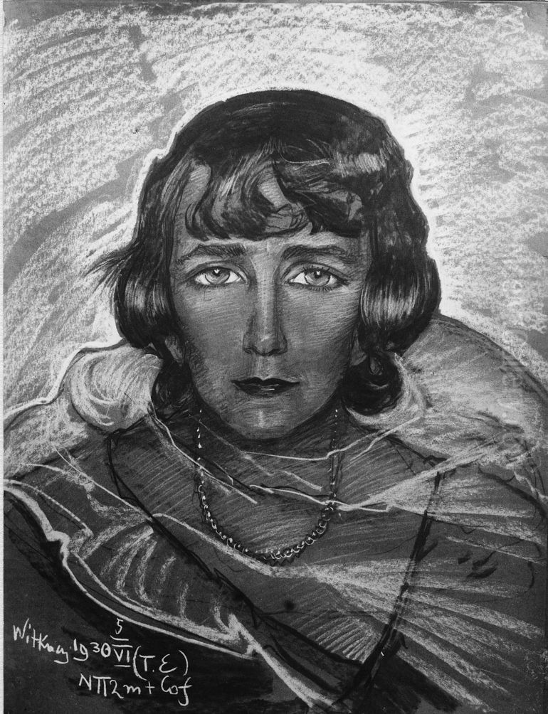 Portret Zofii Nalkowskiej Oil Painting by Stanislaw Ignacy Witkiewicz (Witkacy)