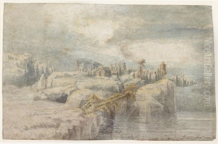 Landscape Oil Painting by Lars Hertervig