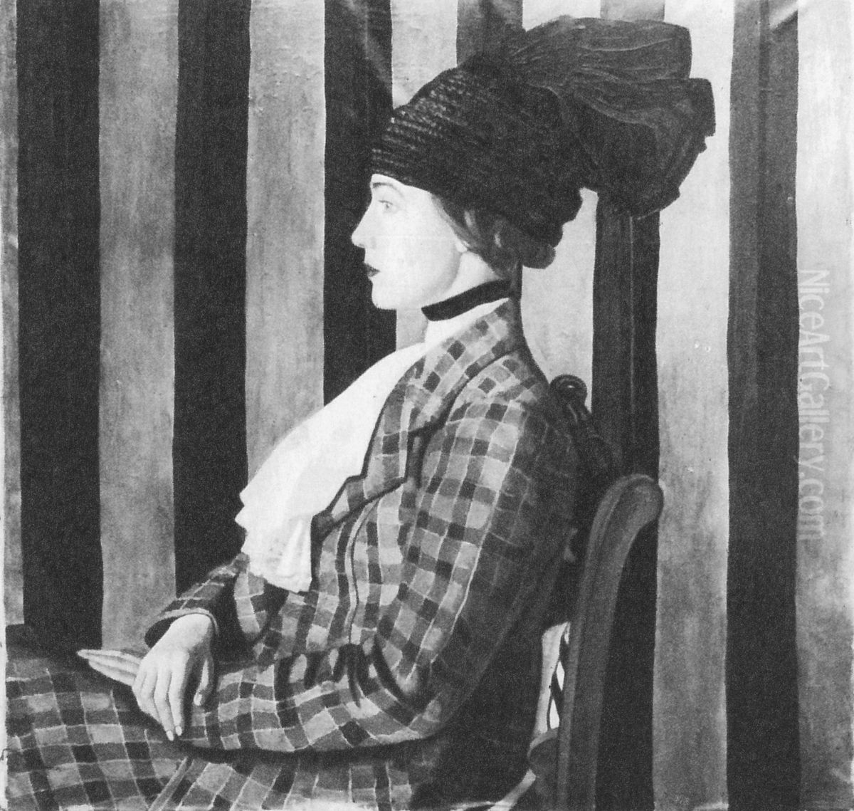 Ksiezniczka Kosciello Oil Painting by Stanislaw Ignacy Witkiewicz (Witkacy)