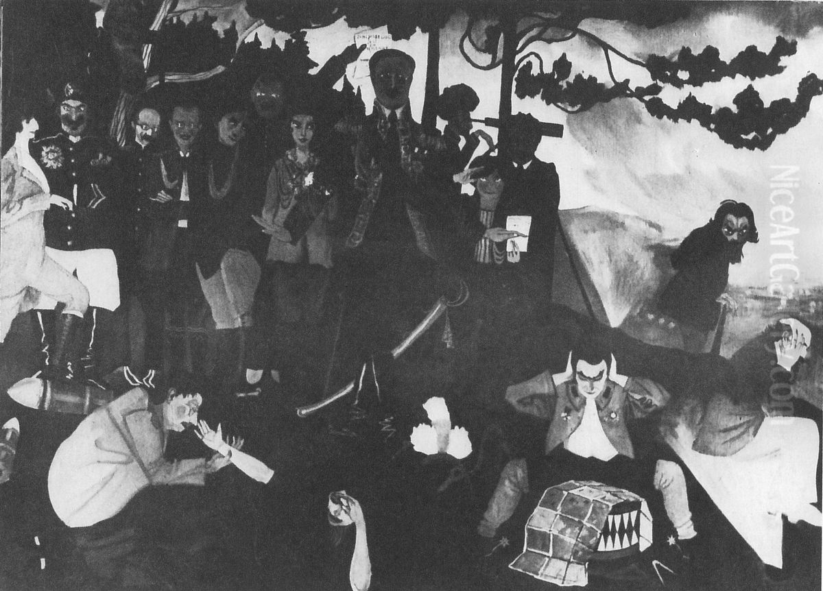 Obraz balistyczny Oil Painting by Stanislaw Ignacy Witkiewicz (Witkacy)