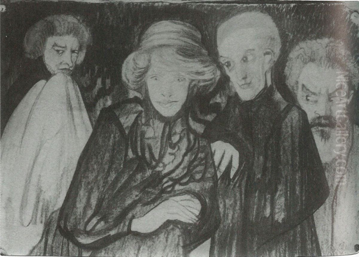 Wstep do okrutnych perwersji Oil Painting by Stanislaw Ignacy Witkiewicz (Witkacy)