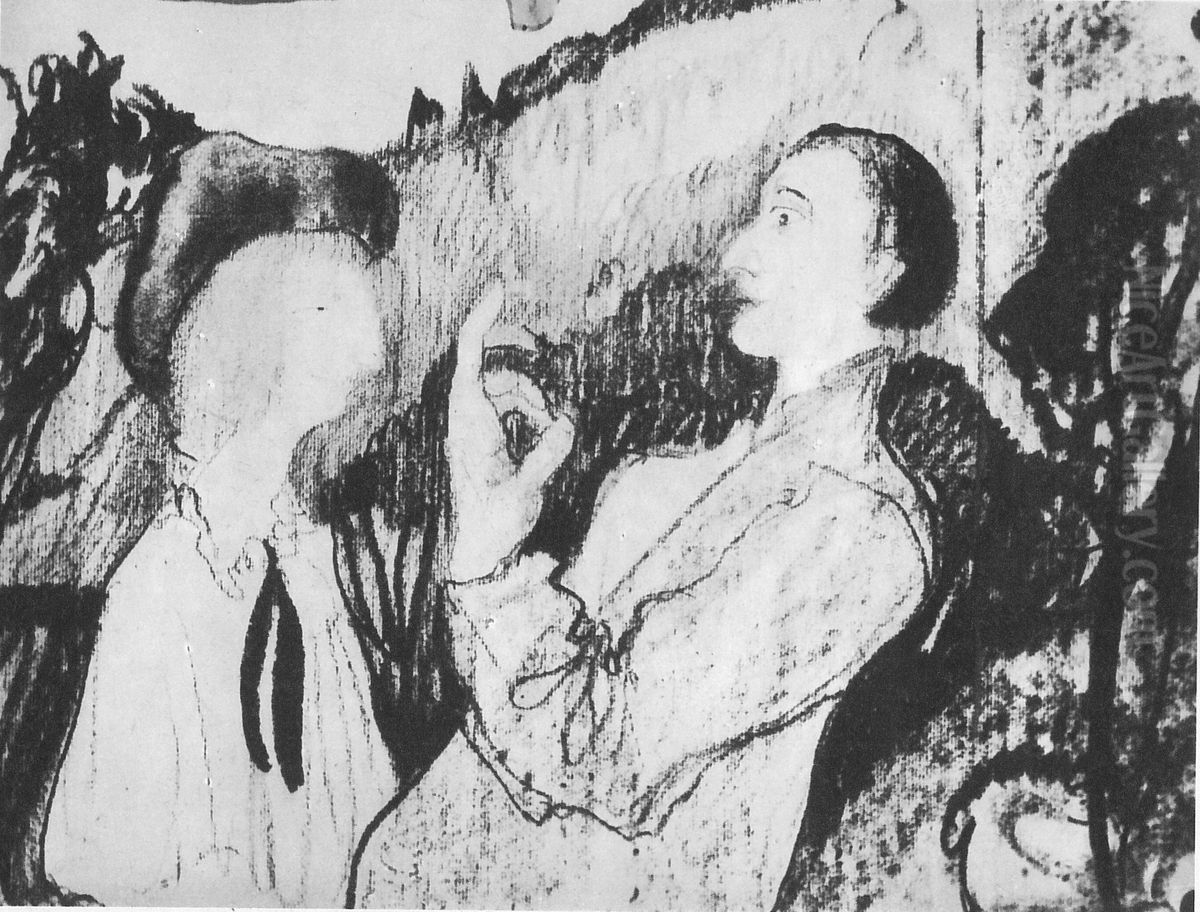 Ineffectiveness of dalectics Oil Painting by Stanislaw Ignacy Witkiewicz (Witkacy)