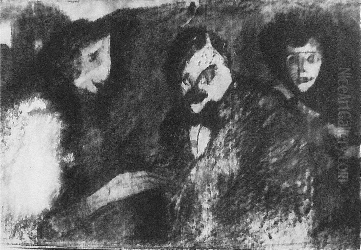 Dekadenci Oil Painting by Stanislaw Ignacy Witkiewicz (Witkacy)