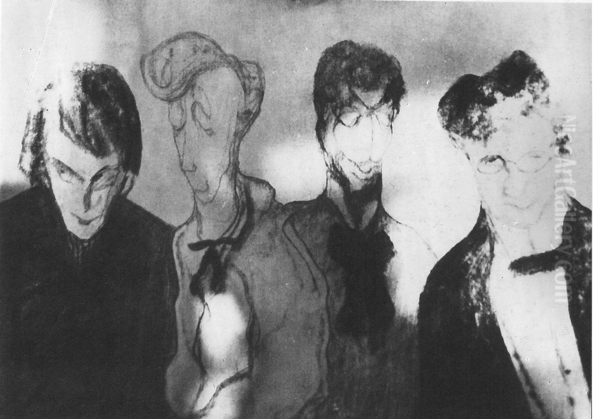 Lunatyk na rozdrozu Oil Painting by Stanislaw Ignacy Witkiewicz (Witkacy)