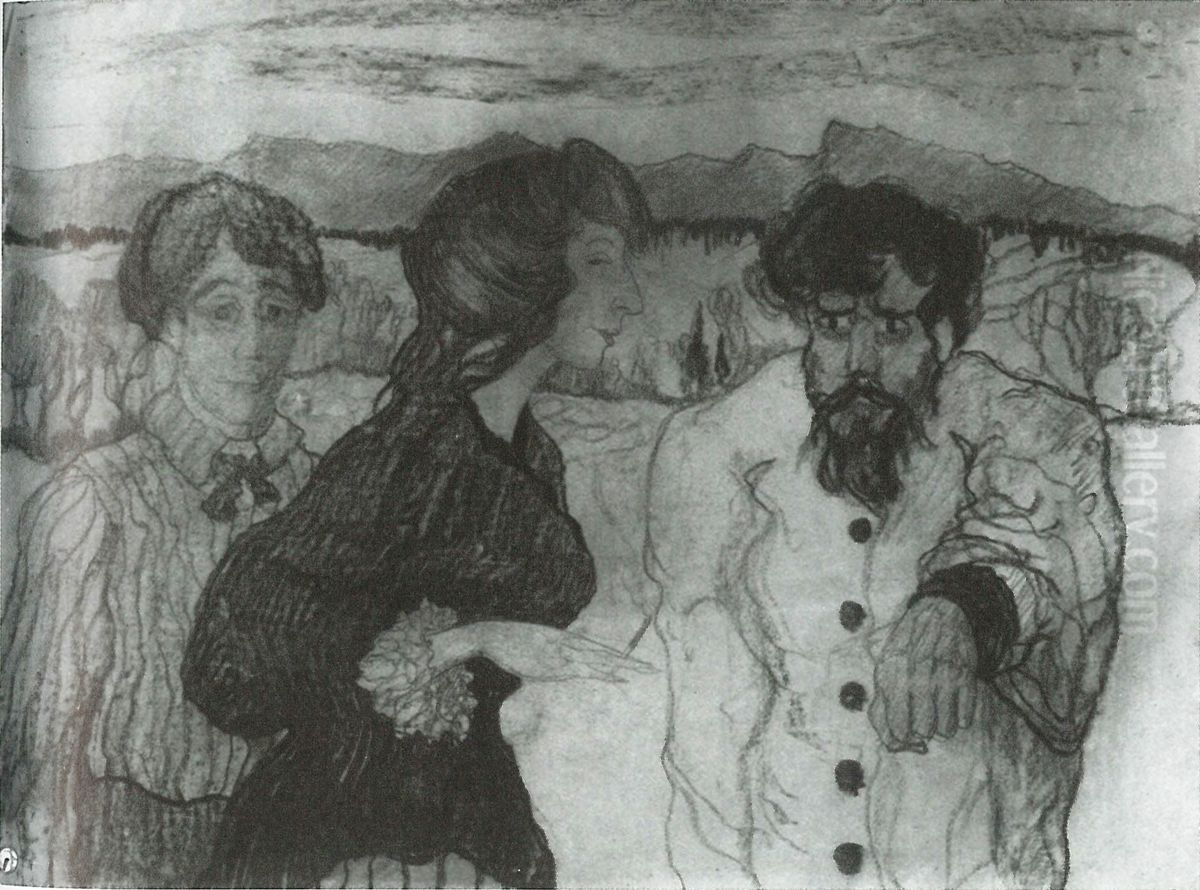 Wyrzuty Oil Painting by Stanislaw Ignacy Witkiewicz (Witkacy)