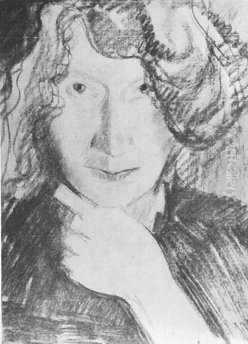 Portret Ireny Solskiej Oil Painting by Stanislaw Ignacy Witkiewicz (Witkacy)