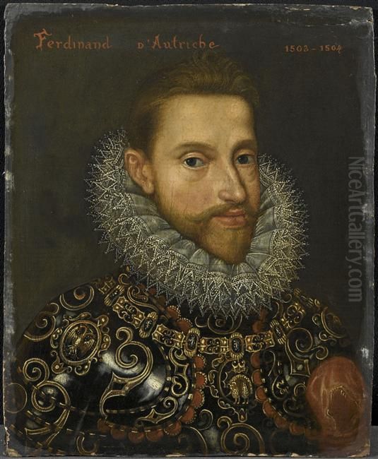 Portrait d'Albert, archiduc d'Autriche Oil Painting by Frans Pourbus the younger