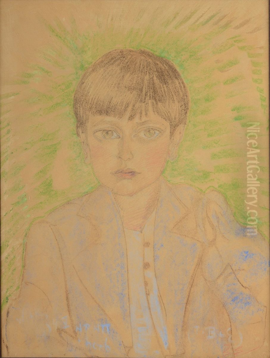 Portrait of Roman Duch Oil Painting by Stanislaw Ignacy Witkiewicz (Witkacy)