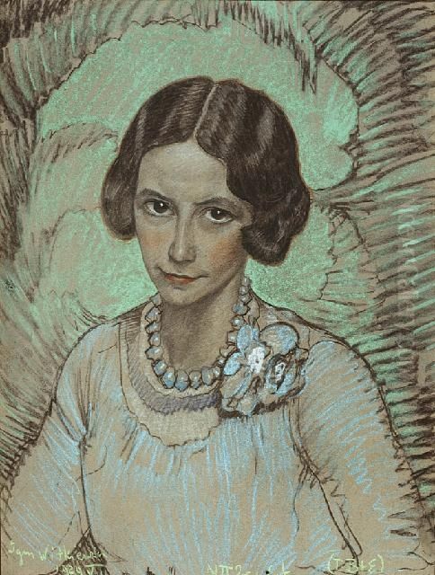 Portret Izabeli Drobnik Oil Painting by Stanislaw Ignacy Witkiewicz (Witkacy)