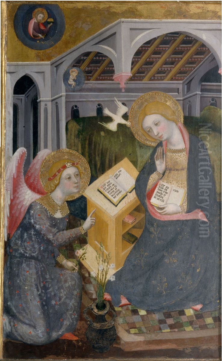 Annunciazione Oil Painting by Pere Serra