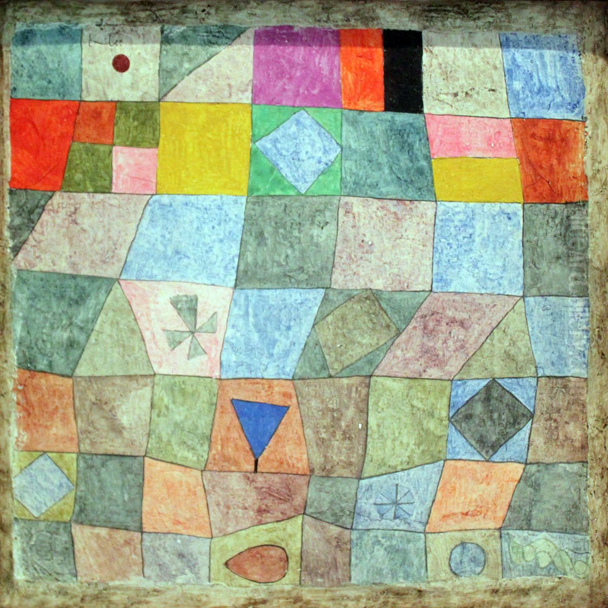 Friendly game Oil Painting by Paul Klee