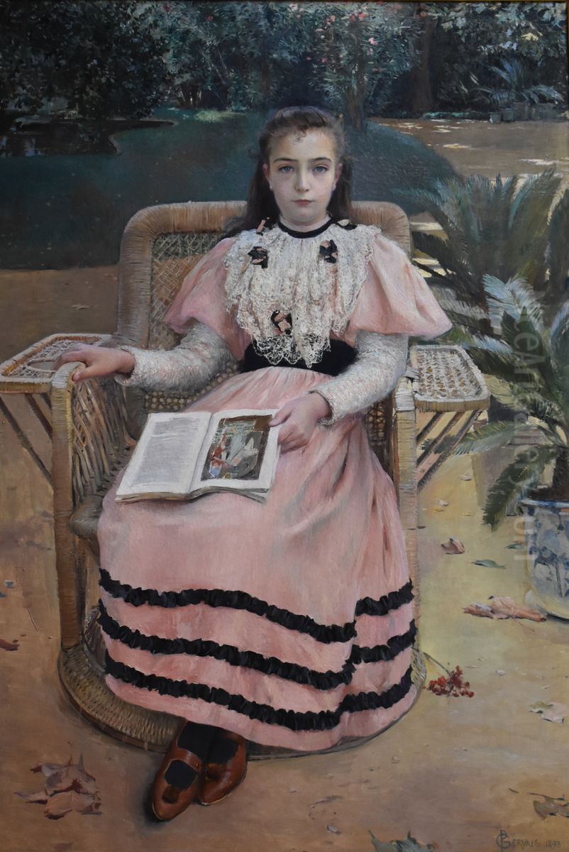 Mademoiselle R. Oil Painting by Paul Gervais