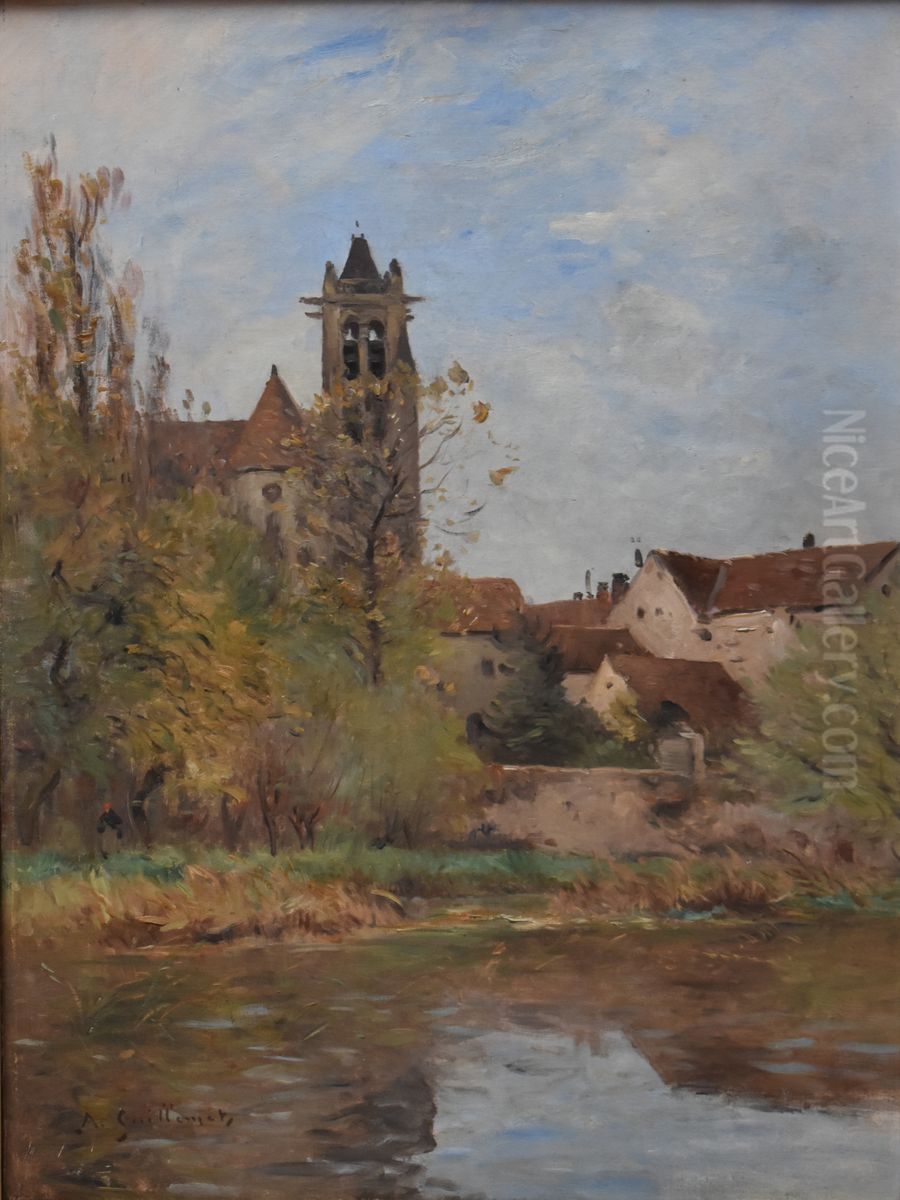 Eglise de Perrette Oil Painting by Antoine Guillemet
