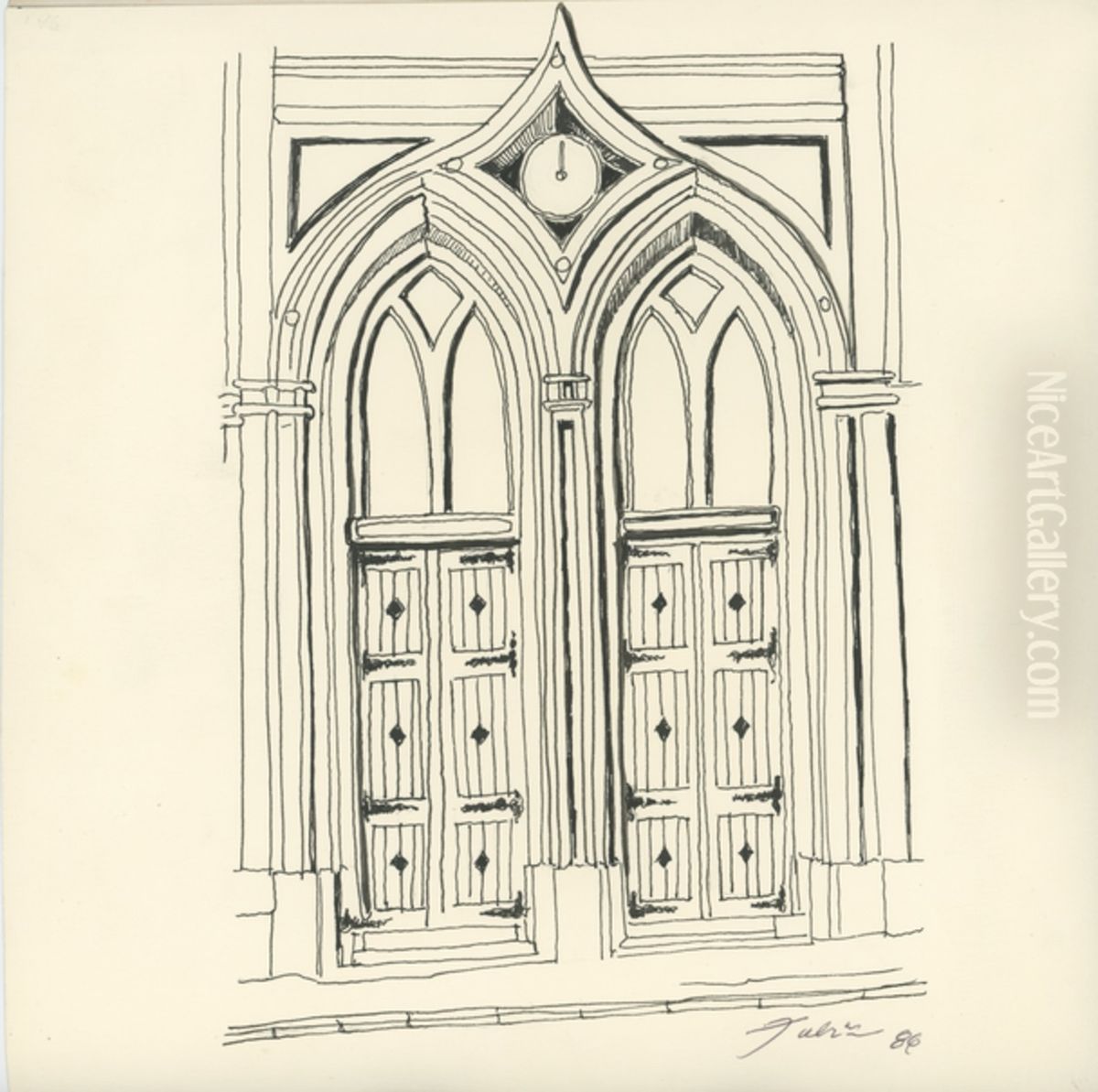 Igreja Sao Jose Oil Painting by Fulvia Goncalves