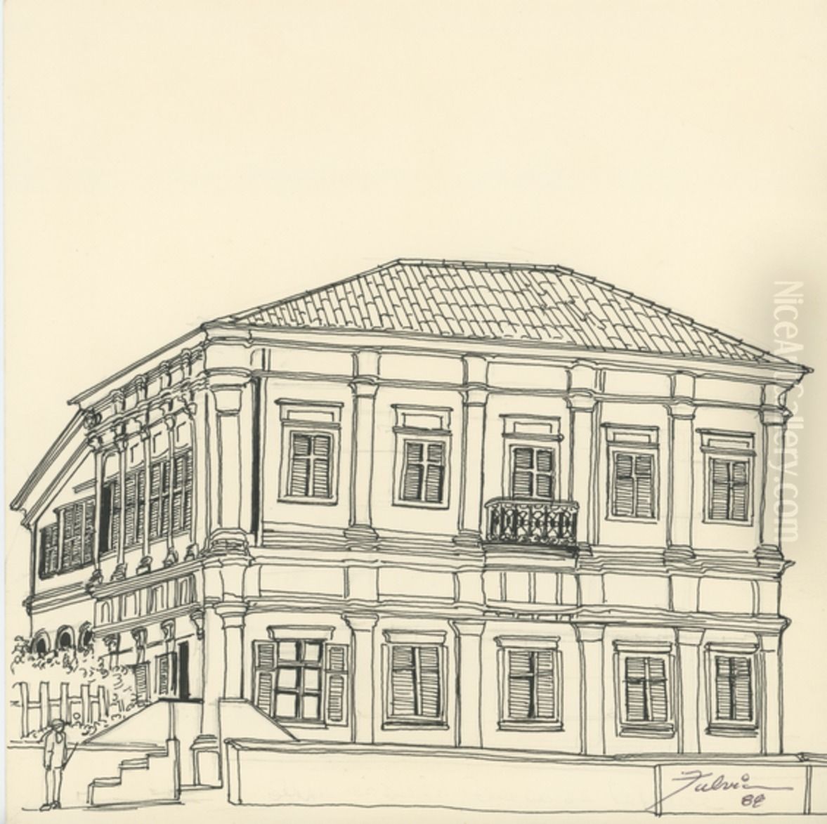 Fazenda Santa Genebra Oil Painting by Fulvia Goncalves