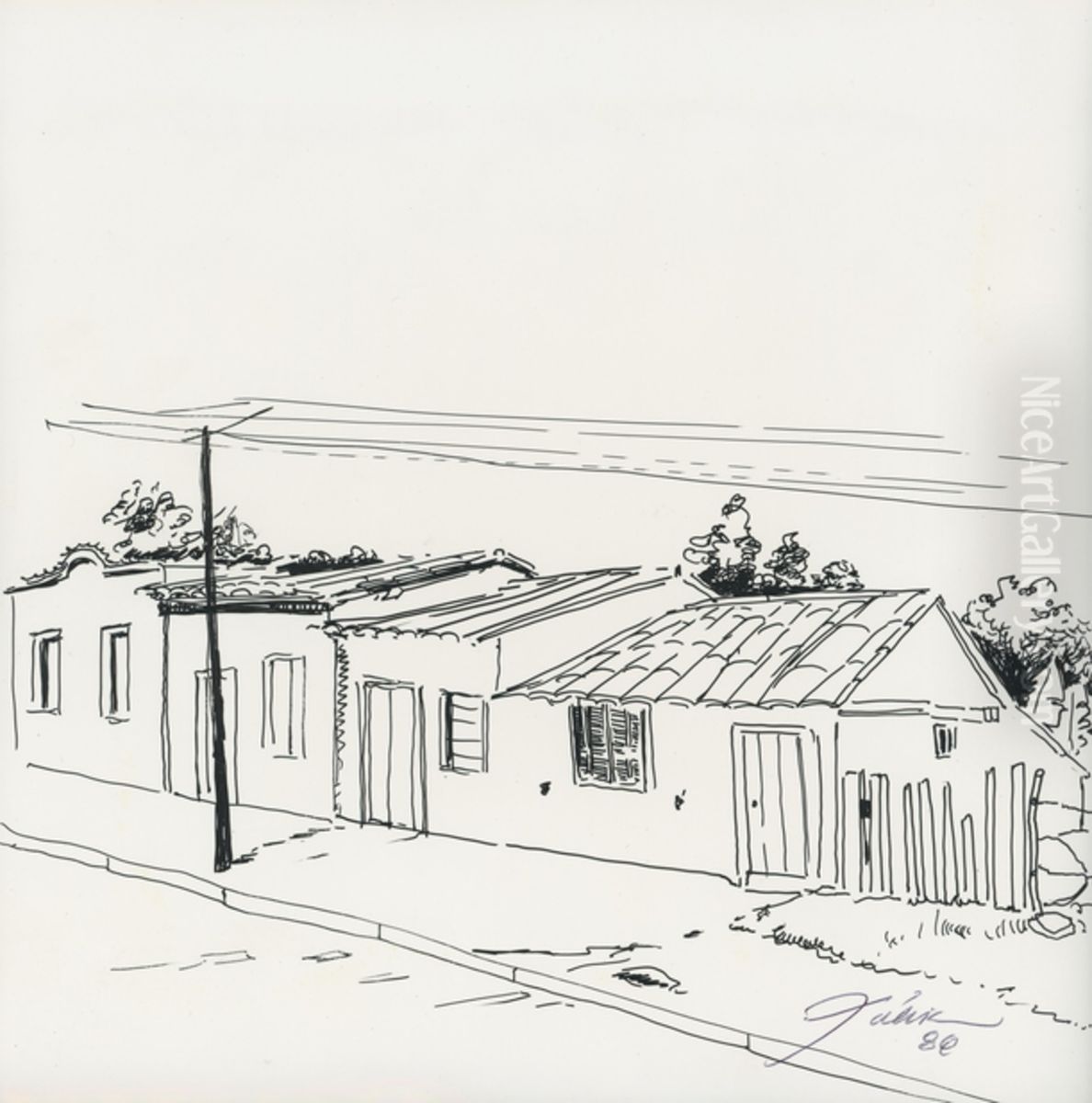 Souzas Oil Painting by Fulvia Goncalves