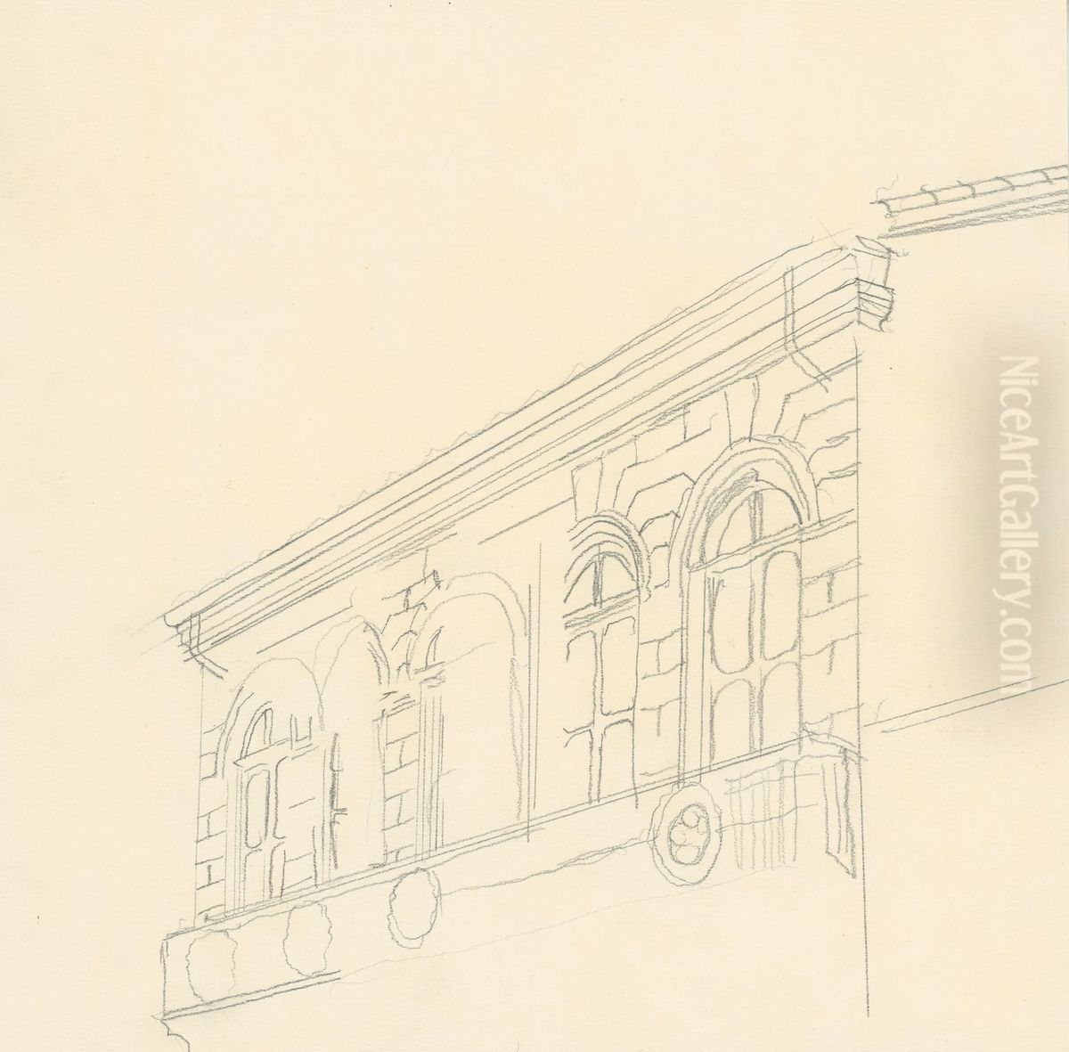 Janelas Oil Painting by Fulvia Goncalves