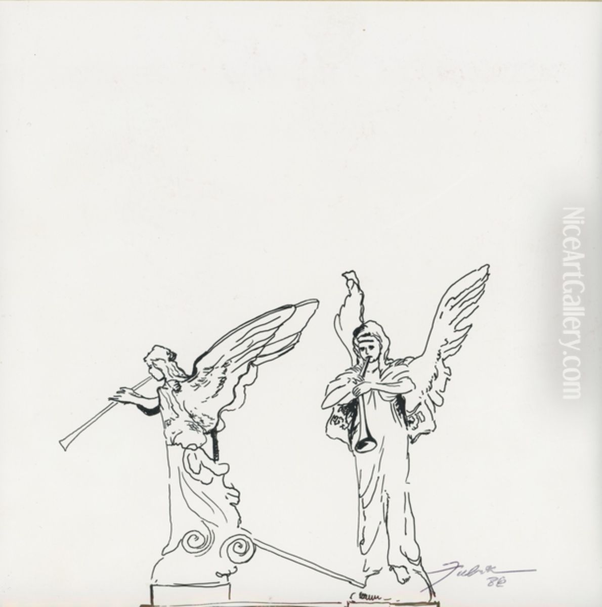 Catedral N. Senhora da Conceicao Oil Painting by Fulvia Goncalves