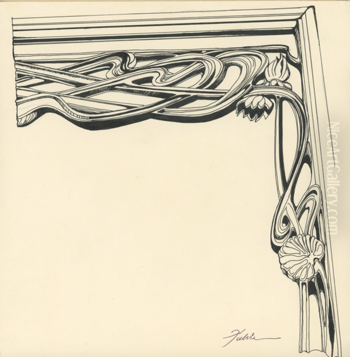 Vitrine emoldurada da Casa Smanio Oil Painting by Fulvia Goncalves