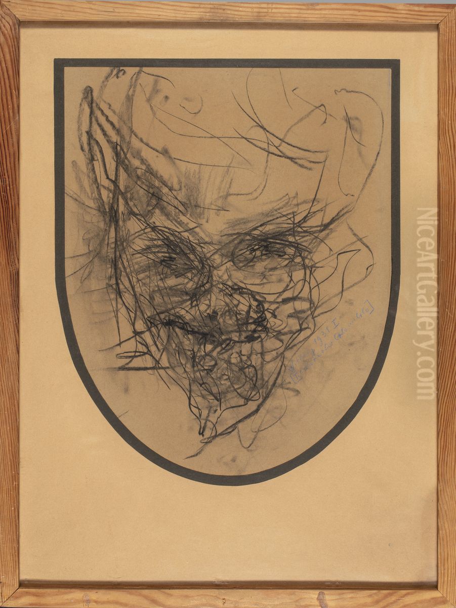 Portrait of Helena Bialynicka-Birula Oil Painting by Stanislaw Ignacy Witkiewicz (Witkacy)