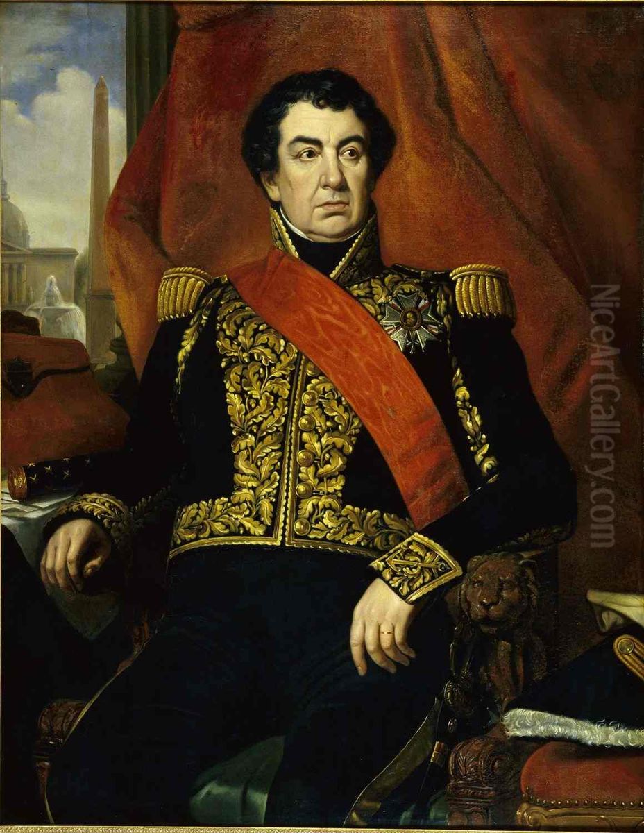 Portrait de l'amiral Duperre (1775-1846) Oil Painting by Collections of Musee national de la Marine de Paris
