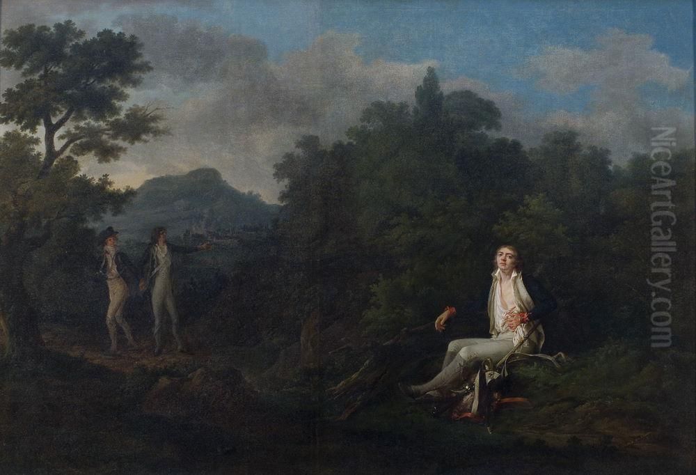 Soldat blesse Oil Painting by Aimee Duvivier