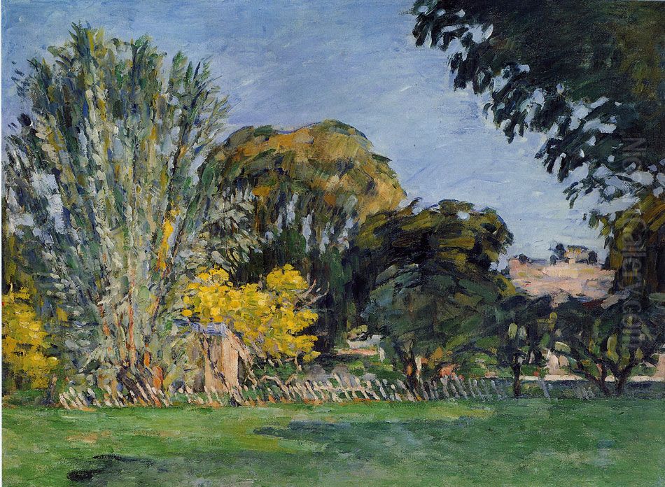 Bosquet au Jas de Bouffan Oil Painting by Paul Cezanne