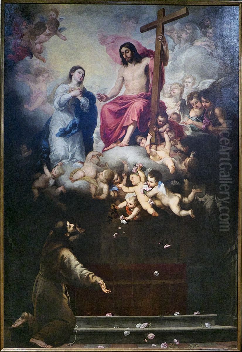 The Jubilee of the Porziuncola Oil Painting by Bartolome Esteban Murillo