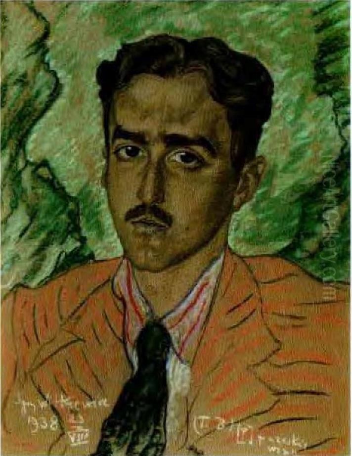 Portrait of Casimir Lewy Oil Painting by Stanislaw Ignacy Witkiewicz (Witkacy)