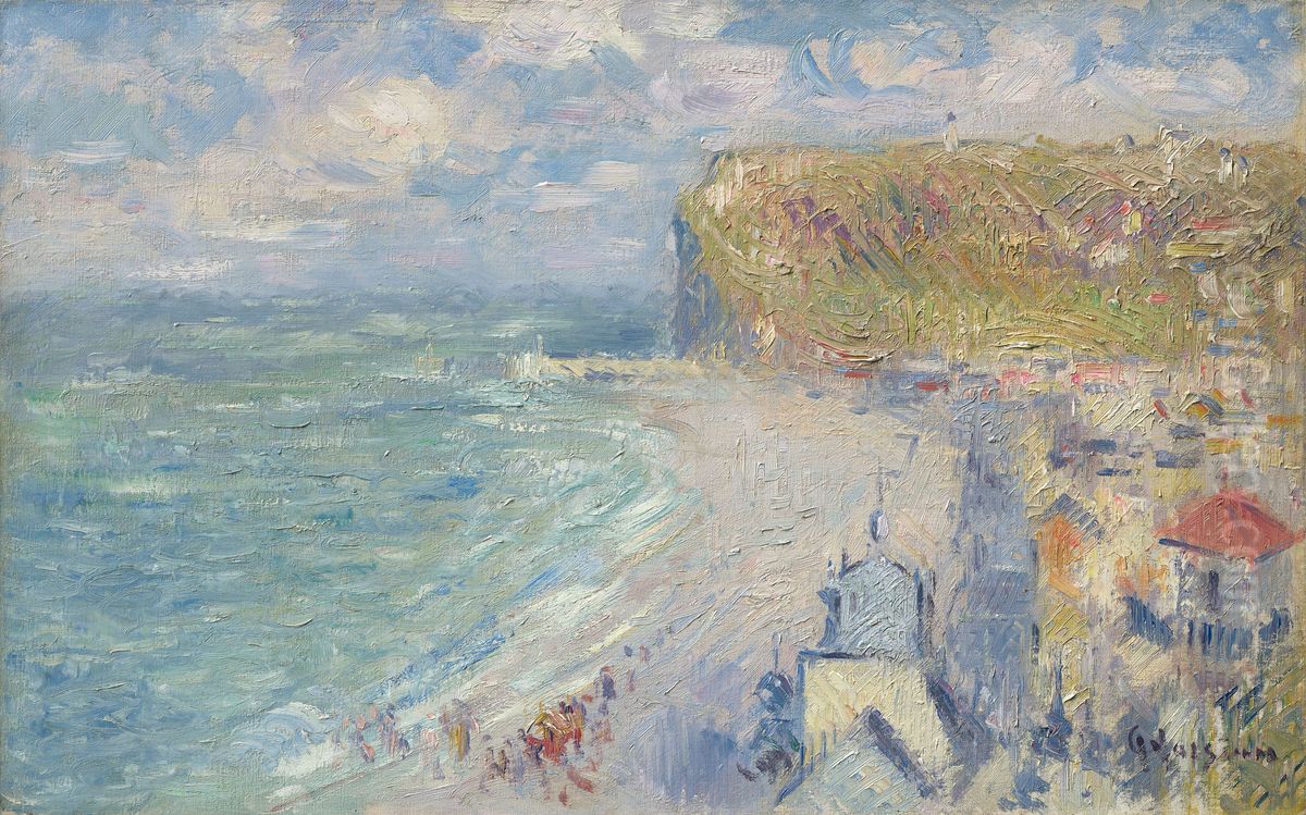 The Beach at Fecamp Oil Painting by Gustave Loiseau