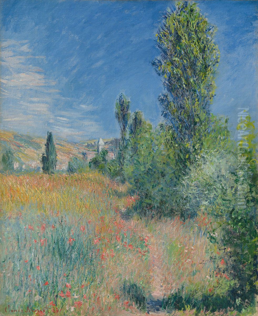 Landschaft auf der Insel Saint-Martin Oil Painting by Claude Oscar Monet