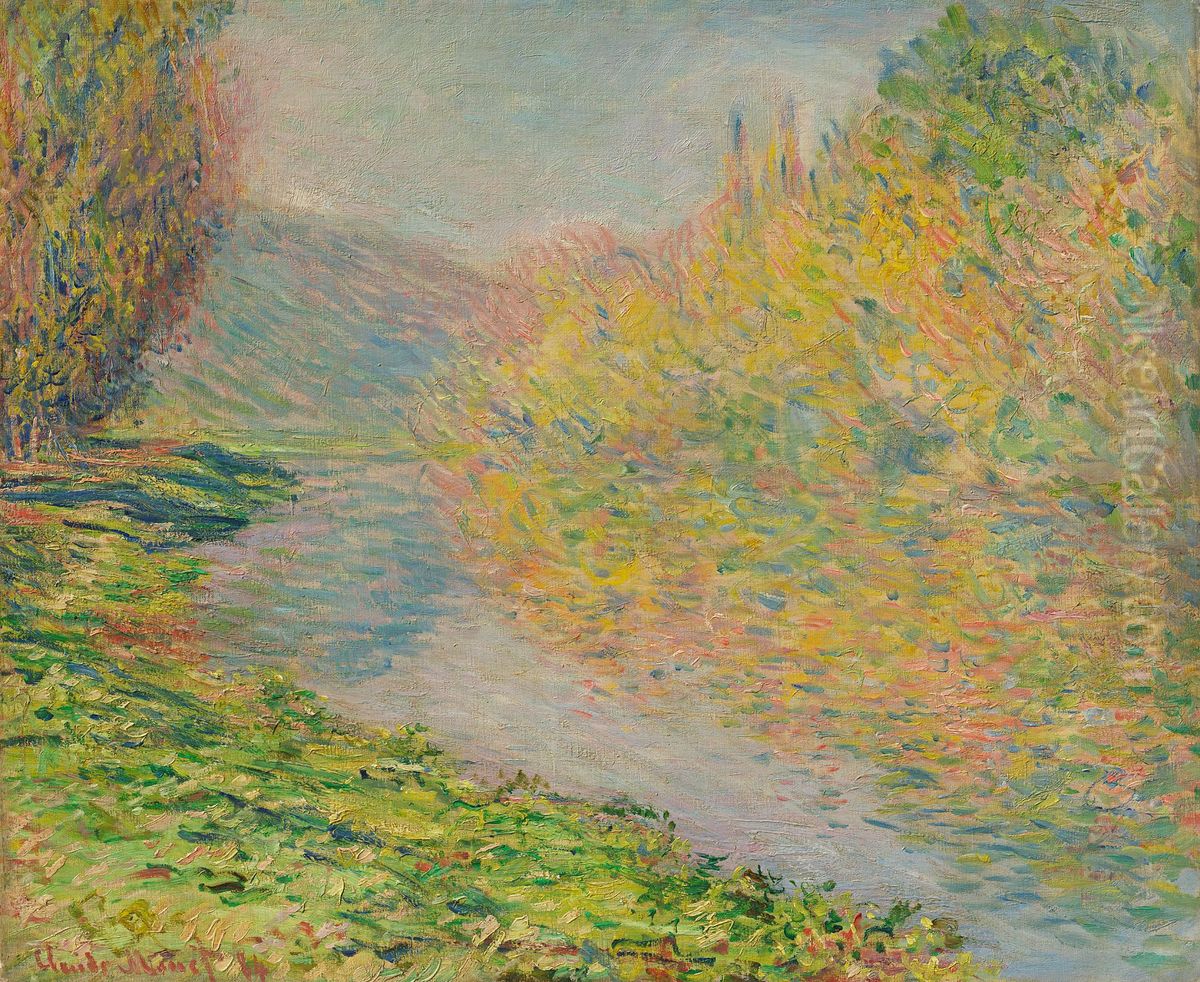 Autumn at Jeufosse Oil Painting by Claude Oscar Monet