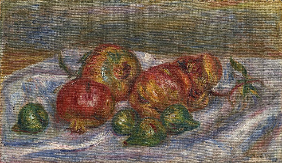 Pomegranates Oil Painting by Pierre Auguste Renoir