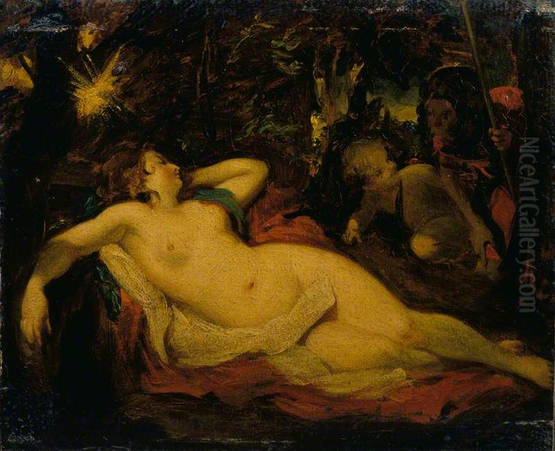 Cimon and Iphigenia Oil Painting by Richard Westall