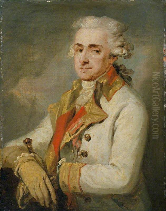 Charles Joseph, prince de Ligne Oil Painting by Josef Grassi