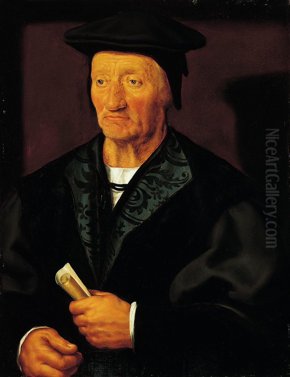 Portrait ofSebastian Munster(1488-1552) Oil Painting by (studio of) Rubens, Peter Paul