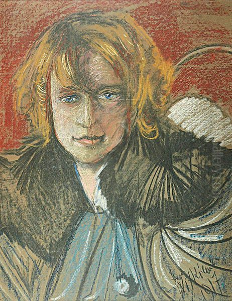 Portret kobiety Oil Painting by Stanislaw Ignacy Witkiewicz (Witkacy)