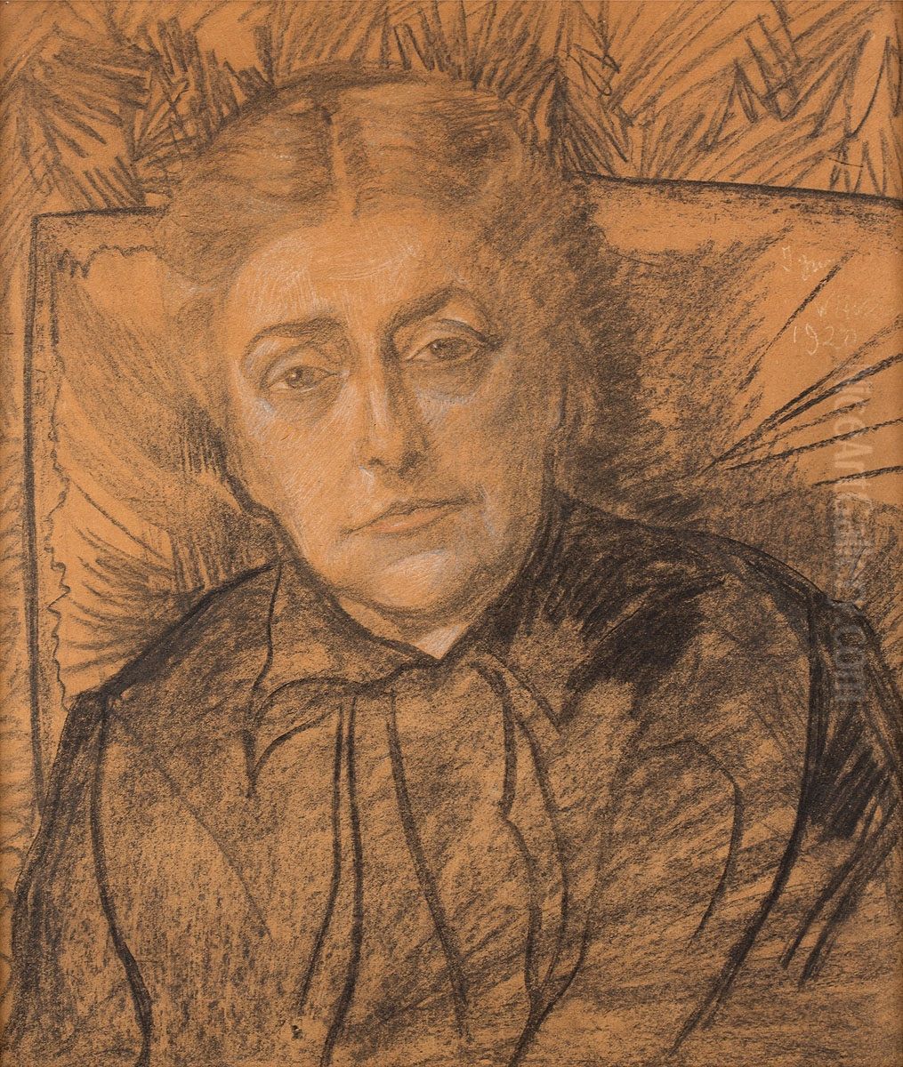 Portrait of Matylda Niklas nee Lazarewicz Oil Painting by Stanislaw Ignacy Witkiewicz (Witkacy)