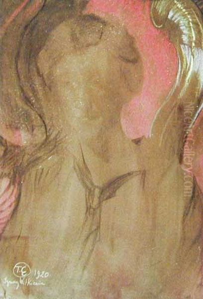 Portret kobiety Oil Painting by Stanislaw Ignacy Witkiewicz (Witkacy)